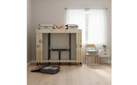 Installation-No-Tools Foldable Cloth Wardrobe Easy to Assemble Portable Wardrobe Closet Quick Assembly Steel Frame Textile Closet Space Saving for Renters, Students, Rental Room, Temporary Housing