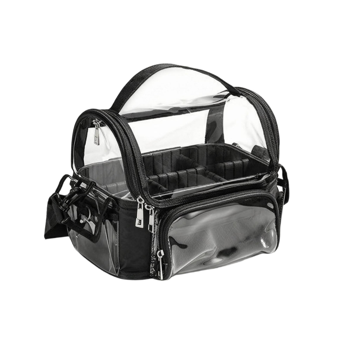 Makeup Bag with Adjustable Dividers Sturdy Cosmetic Organizer Case Waterproof