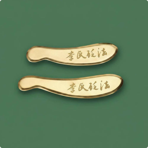 Gua Sha Tool Easy to Clean Brass Gua Sha Tool Compact Size for Spa