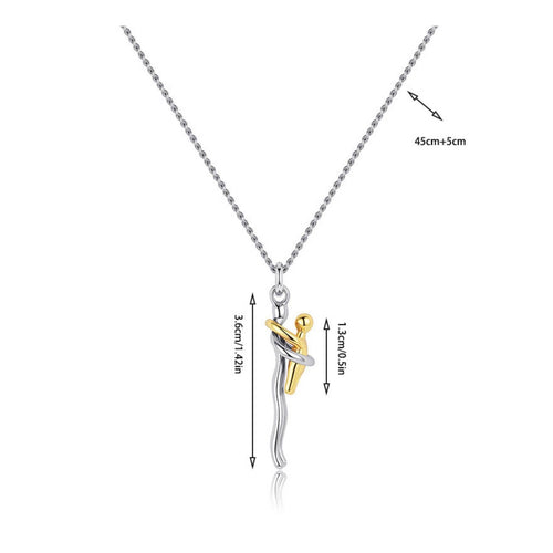 Mother Child Hug Locket Lightweight Hug Locket Necklace Comfort-Fit