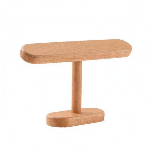 T-Shaped Jewelry Stand Rounded Edges Bracelet Stand Stable Base