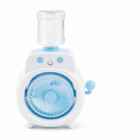 Compact Cooling Gear Desktop Misting Fan Battery Powered