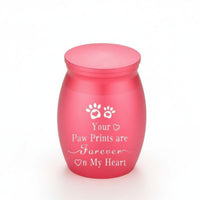 Mini Pet Ashes Urn Waterproof Aluminum Pet Cremation Jar Engravable