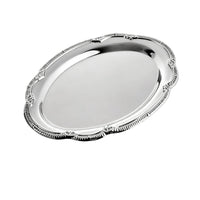 Oval Serving Platter Decorative Oval Serving Tray Classy for Afternoon Tea
