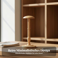 Hat Display Stand Solid Wood Wooden Hat Stand Stable Base for Trade Exhibit