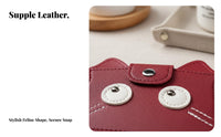 PU Leather Cat Coin Purse Compact Size Kitty Card Wallet Portable for Women, Students, Daily Use, Shopping, Handbag Organization