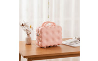 Cosmetic Case with Lock Compact Suitcase with Handle Multi-Purpose for Travel