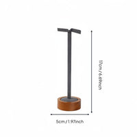 Jewelry Display Props Wood Base Necklace Display Bust Soft Padded Wooden Jewelry Holder for Boutique Owners