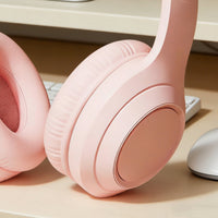 Over Ear Headphones TF Card Slot Foldable Headset Sound Gaming Headset for Users, Travel, Office