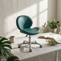 Upholstered Swivel Chair Cushioned Swivel Desk Chair Modern Seating