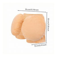 Funny Padded Costume Bottom with Exaggerated Rear Elastic Clothing for Cosplayers, Pranksters, Cosplay, Halloween