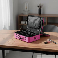 Professional Makeup Artist Bag Multi-Layer Design Portable Cosmetic Case