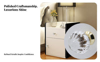 Includes Mounting Screw Crystal Cabinet Knob Elegant Design Faceted Cut Drawer Handle Shiny Appearance for Kitchen, Bedroom, Bathroom