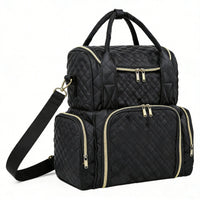 Makeup Bag with Handle Structured Cosmetic Organizer Bag for Salon, Travelers