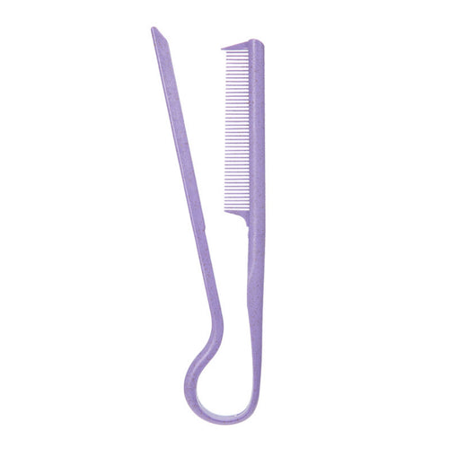 Foldable Hair Straightening Comb V-Shaped Straightening Comb Easy to Clean