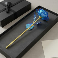 Gold Foil Blossom Handmade Everlasting Blossom in Gift Box for Anniversary