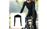 Ice Silk Sun Sleeves Breathable Stand Collar Arm Sleeves Lightweight for Cycling