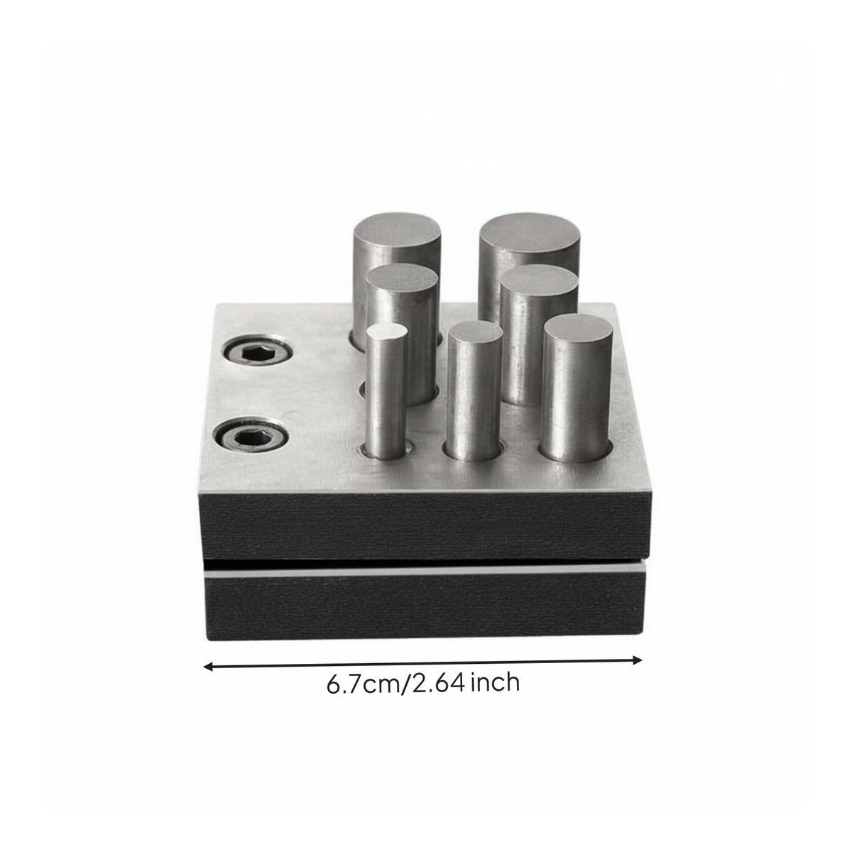17 Hole Disc Set Multi-Size Jewelry Circle Punch Tool Long-Lasting
