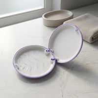 Clamshell Retainer Case Textured Tray Orthodontic Storage Box Hard Shell