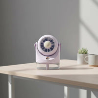 USB Desktop Misting Fan Rechargeable Desktop Evaporative Cooler for Dorm Room