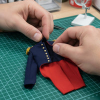 Napoleonic Jacket Model Historically Inspired Design 1/6 Scale Officer Uniform 1/6 Scale Jacket Detailed Reproduction