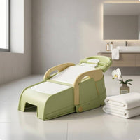 Foldable Shampoo Chair Armrests Home Furniture Compact