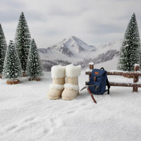 1/6 Scale Snow Boots Handmade Doll Footwear for Hobbyists