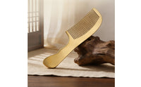 Brass Comb Ergonomic Massage Comb Heavy-Duty for Hair Grooming
