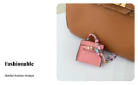 Cute Design Mini Handbag Keychain Decorative Charms Handbag Shaped Charm Multi-Functional for Women, Girls, Car Keys, Daily Use, Travel