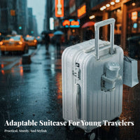 2 Pieces 20 Inch Carry-on Suitcase Large Capacity 20 Inch Suitcase