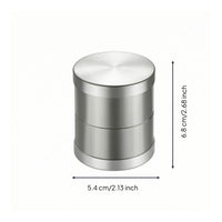Gemstone Sieve with Plates Cylindrical Jewelry Sieve with Lid Polished