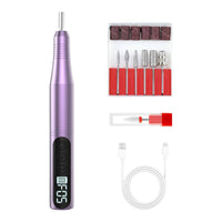 Electric Nail Pen Rechargeable Cordless Nail Slim Handheld