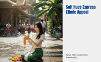 Dai Ethnic Women's Event Costume, Water Splashing, Yunnan, Thailand, Travel Photography