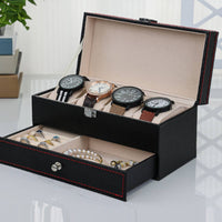 Jewelry and Watch Box Compartmentalized Storage Dust Proof