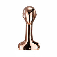 Mannequin Head Stand Glossy Finish Hat Display Bust Smooth Surface for Countertop, Showroom