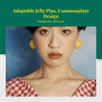 Round Post Earrings, Candy-Colored, Comfortable, Non-Allergenic, versatile Wear, snug-fit, Fashionable Accent
