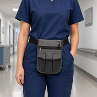 Medical Waist Pouch Adjustable Strap Nurse Fanny Pack Mesh Pocket