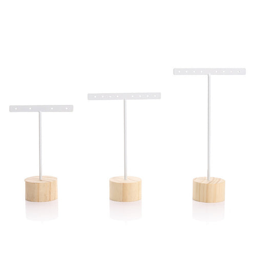 T-Shaped Earring Stand Compact T-Shaped Earring Holder Convenient for Vanity