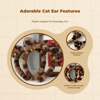 Tiger Ears Headband Cute Plush Hair Accessory Party Girls