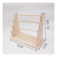 Desktop Bracelet Organizer Easy to See Multi-Tier Jewelry Holder Space-Saving