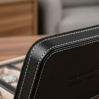 Watch Storage Case Portable Travel Watch Case Fastener Closure Slim Design for Travelers, Business Trips