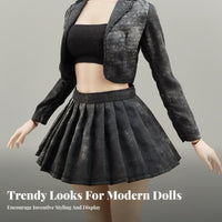 1/6 Scale Female Clothing Stylish Design 1/6 Scale Figure Clothes BJD Doll Clothes Modern Fit 12 Inch Doll Suit Set