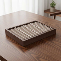 Bangle Organizer Tray Wood Grain Finish Bracelet Display Tray Organized