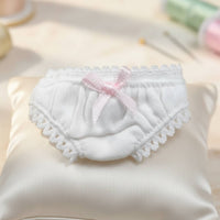 10cm Doll Underpants Fits Chubby & Normal Dolls White Doll Panties Lace Trim