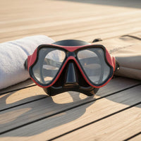 Tempered Glass Snorkel Set Easy Breathing Anti-Fog Diving Mask for Snorkeling