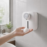 Wall-Mounted Foam Soap Dispenser Viewing Window Bathroom Accessory
