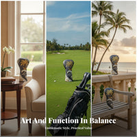 Sports Gear Golf Driver Head Cover Rounded Top Tropical