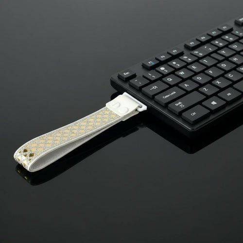 Rhinestone Keyboard Strap Personalized Decoration Decorative Keyboard Streamer for Enthusiasts