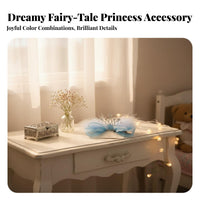 Feather Crown Hair Hairpiece Versatile Crown Feather Hair Barrette Princess Hairpiece Barrette Lightweight Comfortable to Wear