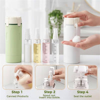 4-in-1 Travel Bottle Easy to Refill Portable Toiletries Container for Trip